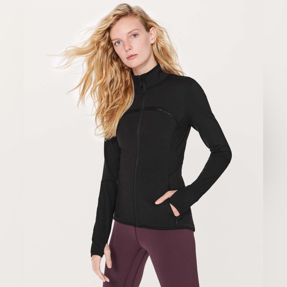 Lululemon Mesh is More Define Jacket Black Full Zip Size 6 - Picture 8 of 8